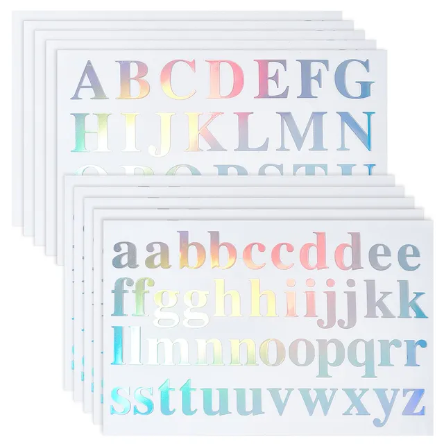 ahandmaker-stickers-lettres-adh-sives-vinyle-20-feuilles-710-pcs image 1