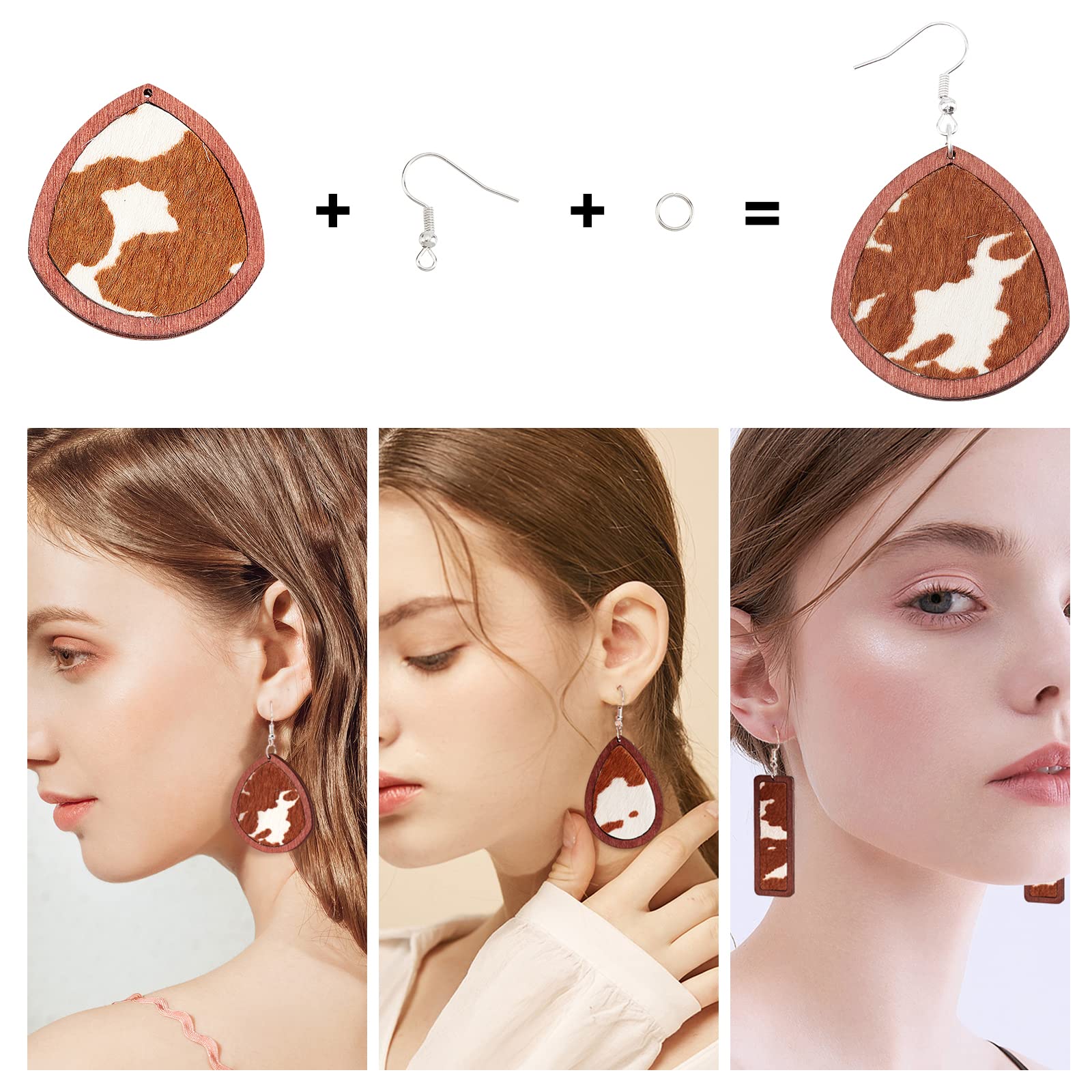 ahandmaker-jewelry-findings-kit-boucles-bois-cuir-4-paires image 6