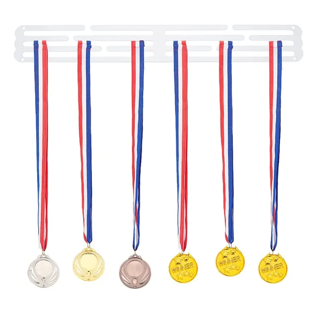 ahandmaker-medal-display-porte-m-daille-mural-blanc-m-tal image 1