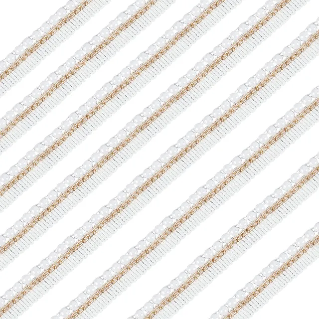 ahandmaker-galon-perl-blanc-4-5m-polyester-19mm-mariage image 1