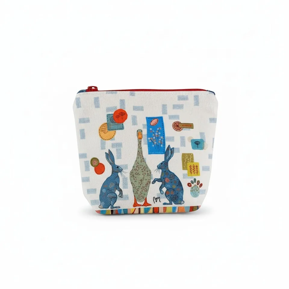 atelier-des-abcdaires-kit-couture-porte-monnaie-lapins-folk-blanc image 1