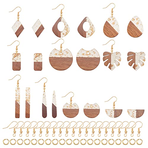 ahandmaker-jewelry-findings-pendentif-boucle-oreille-bois-r-sine-20-pcs image 7