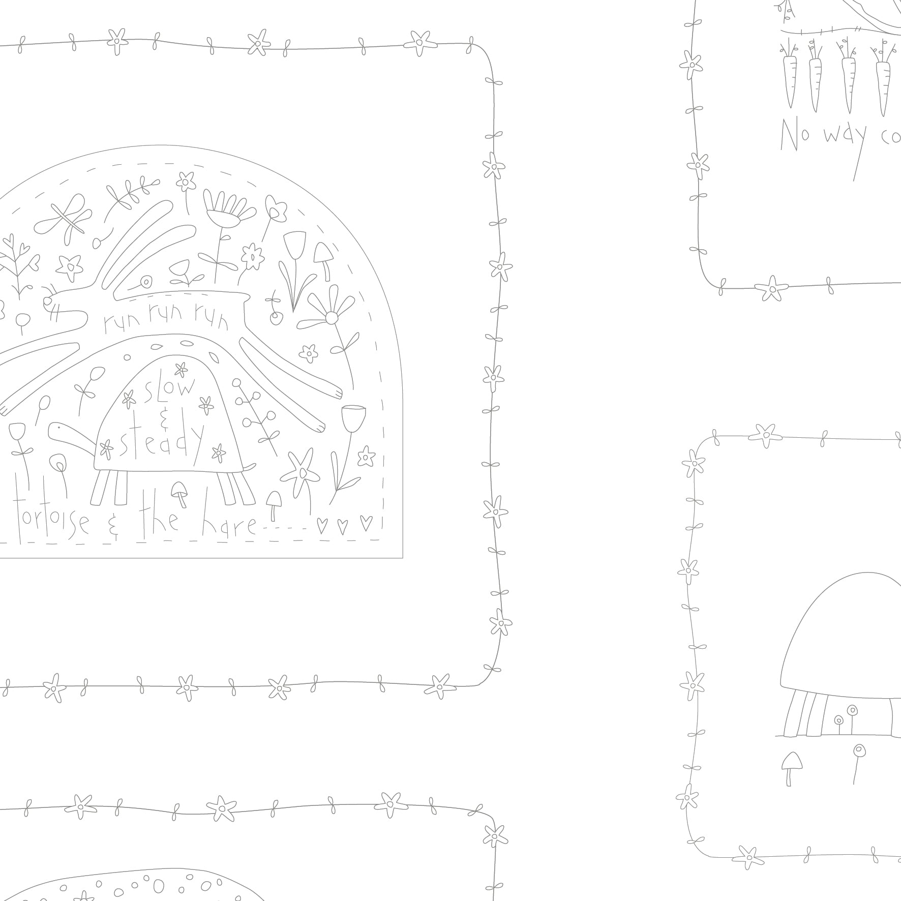 anni-downs-preprints-slow-and-steady-dv7441-panneau-broderie image 2