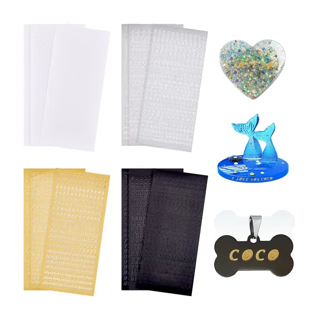 ahandmaker-stickers-lettres-alphabet-12-feuilles-autocollants-pvc image 1