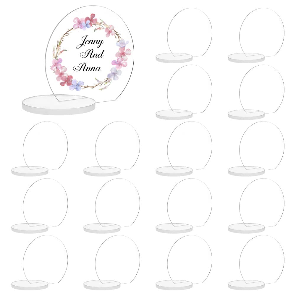 ahandmaker-wedding-marque-place-acrylique-rond-20-pcs-mariage image 1