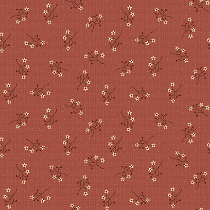 anni-downs-on-the-12th-day-2492-88-tissu-rouge-0-25-m image 1