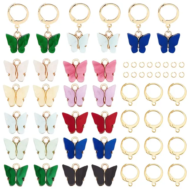 ahandmaker-jewelry-findings-kit-boucles-d-oreilles-papillon-10-paires image 1