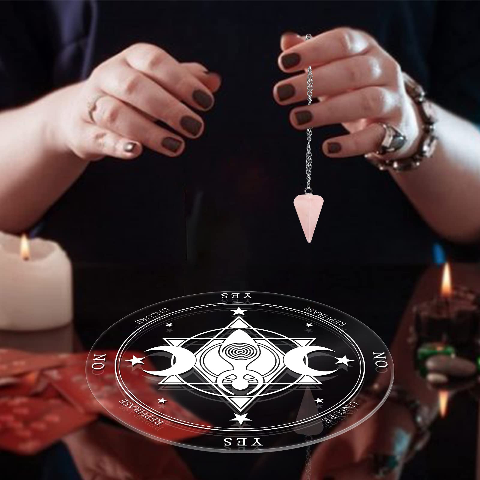 ahandmaker-home-decorate-triple-d-esse-planche-pendule-divination-cristal image 5