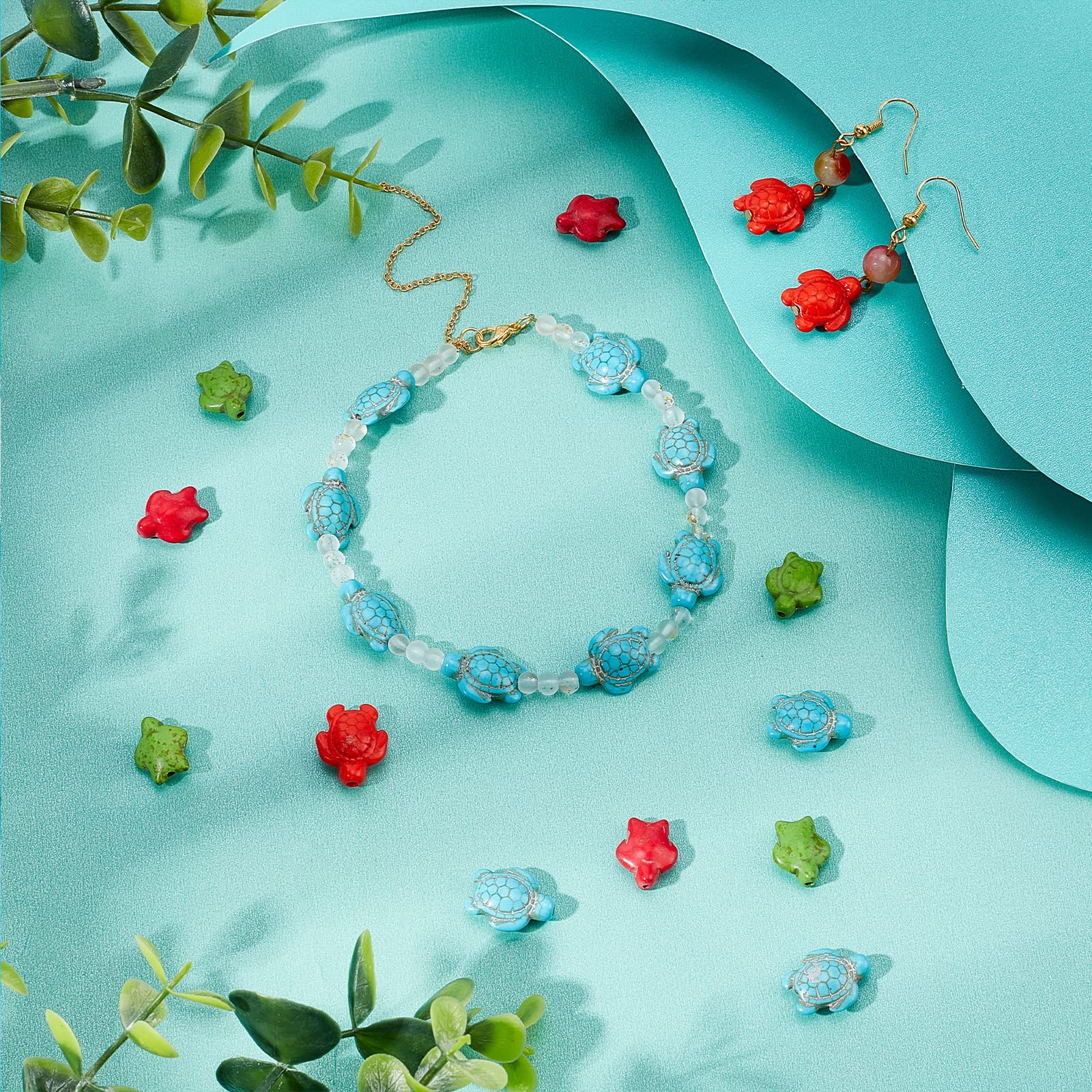 ahandmaker-beads-perles-tortue-turquoise-diy-4-brins image 6