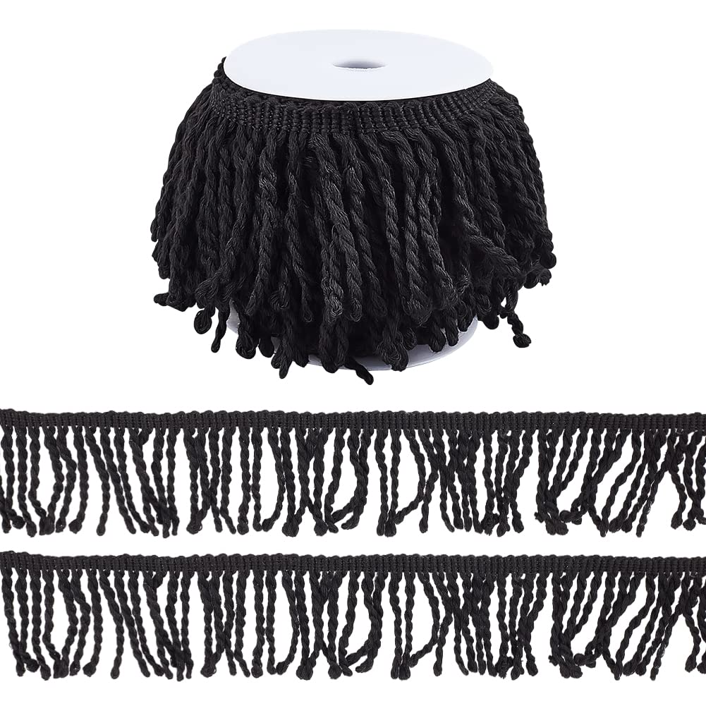 ahandmaker-chain-trim-ribbon-frange-rideau-noire-9-m image 1