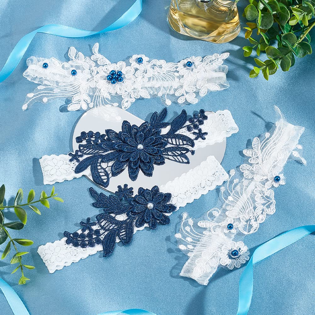 ahandmaker-jarretelles-dentelle-anneau-cuisse-bleu-blanc-lot-2 image 4