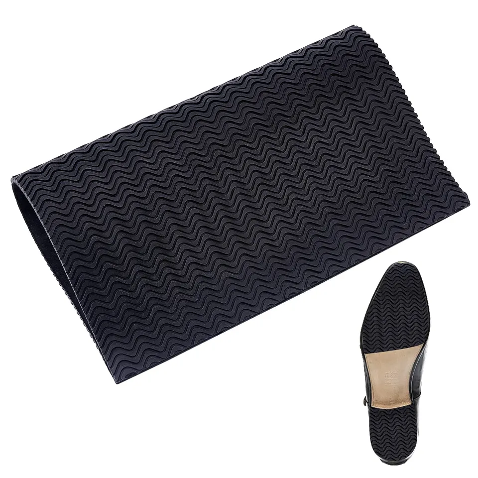 ahandmaker-shoe-accessories-feuille-semelle-caoutchouc-noir-3-mm image 1