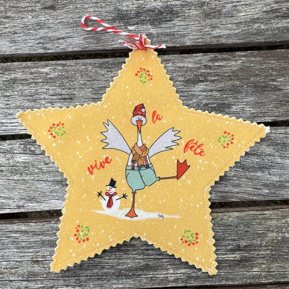 atelier-des-abcdaires-toile-monsieur-canard-jaune-d-co-no-l-velours image 1