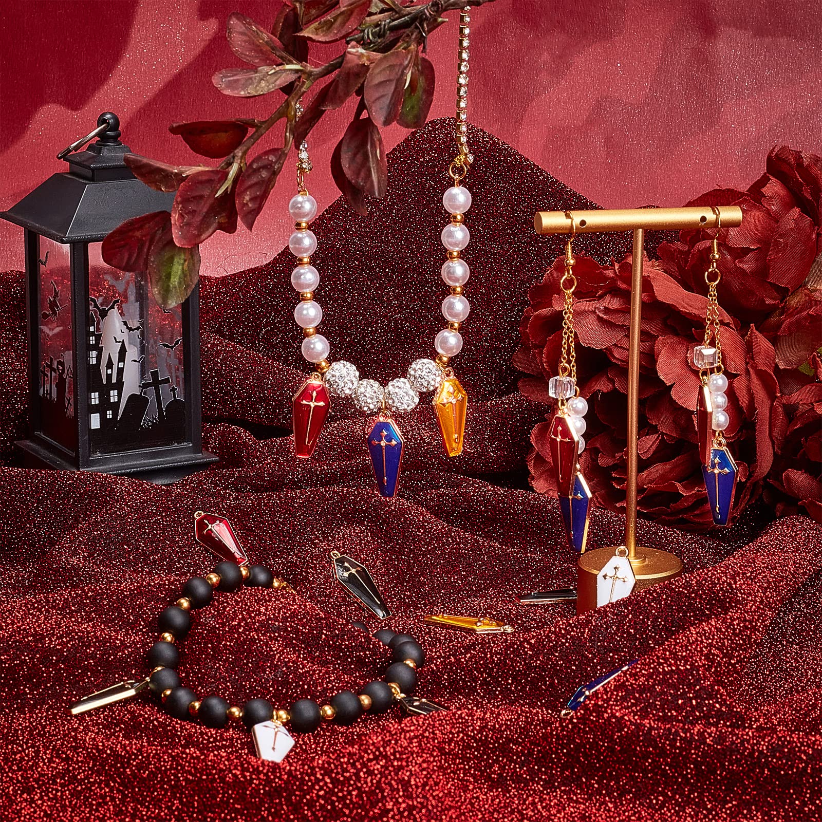 ahandmaker-croix-cercueil-pendentif-mail-halloween-lot-48 image 5
