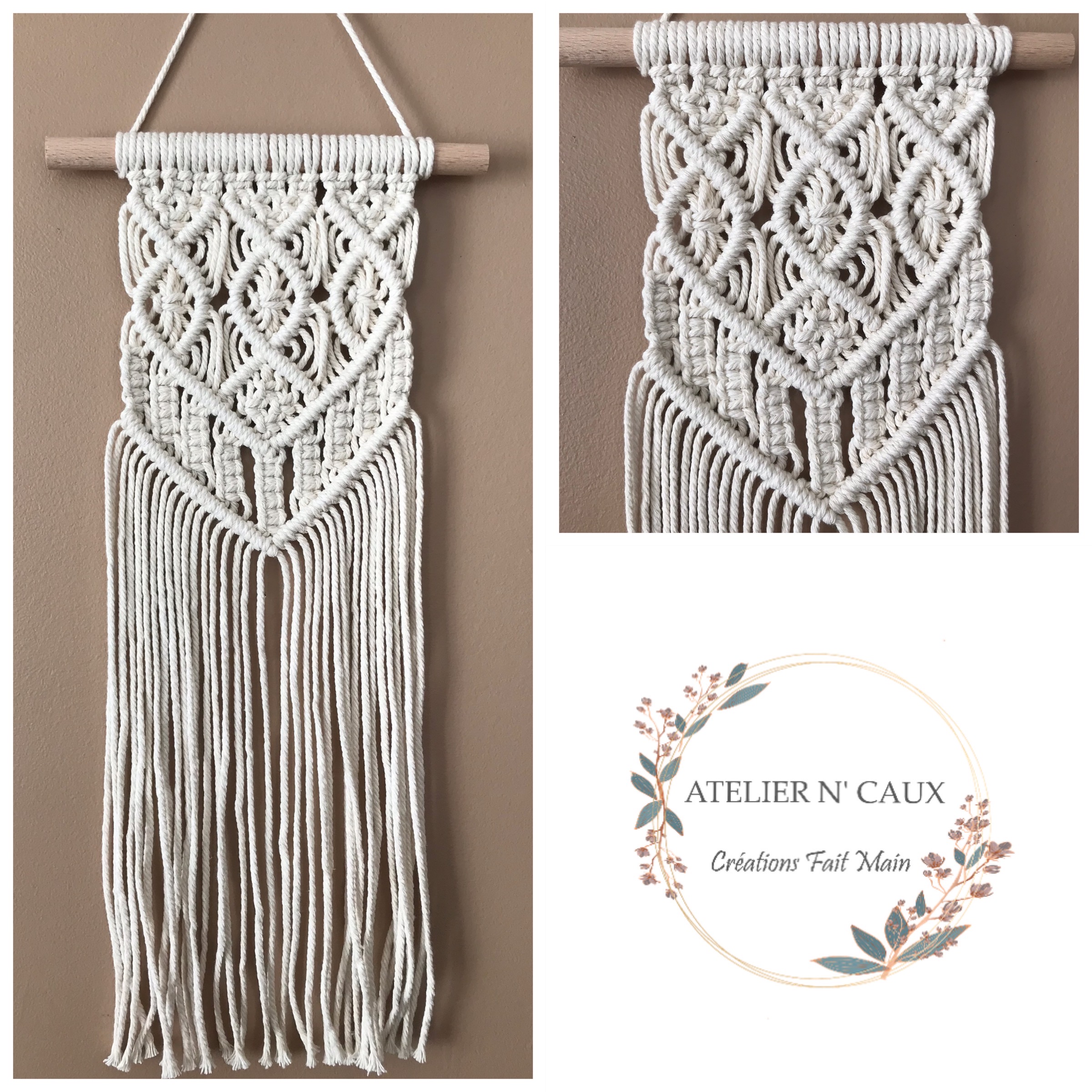 atelier-n-caux-tenture-murale-macram-sydney-beige-20-cm image 1