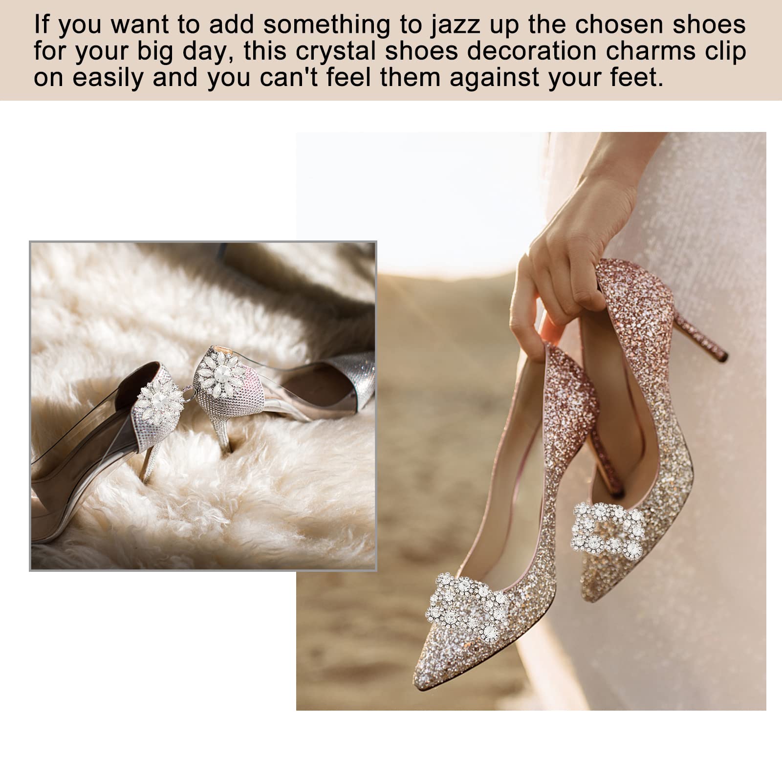 ahandmaker-boucle-chaussure-strass-fleur-2-paires-clips image 6