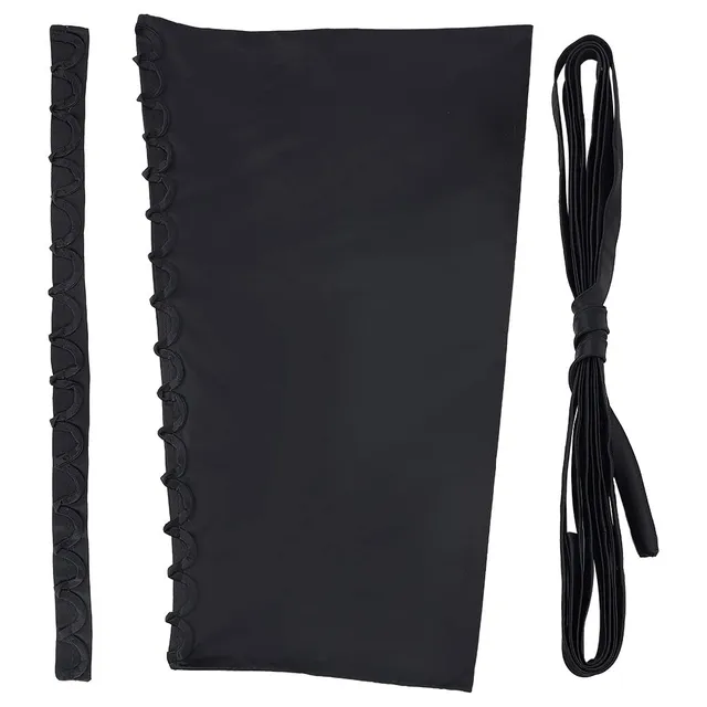 ahandmaker-kit-corset-mari-e-satin-noir-ajustable image 1