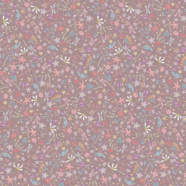 anni-downs-slow-and-steady-dv7424-tissu-coton-violet-0-25-m image 1