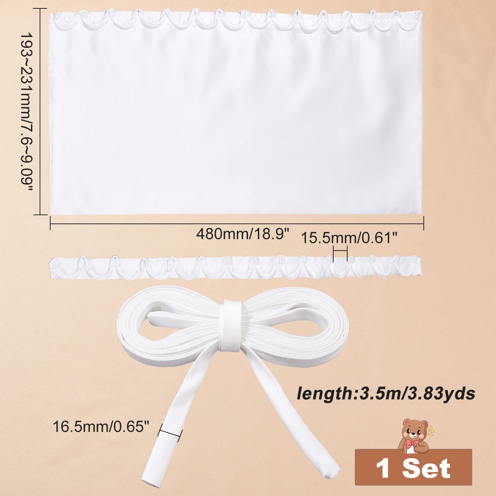 ahandmaker-kit-corset-robe-mari-e-satin-blanc-lacets image 3