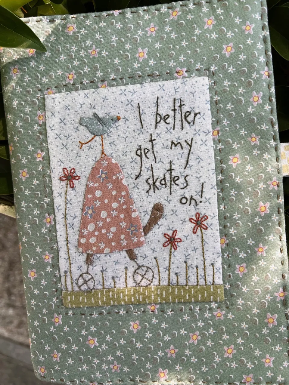 anni-downs-put-on-my-skates-patron-housse-carnet-a5-pattern image 1