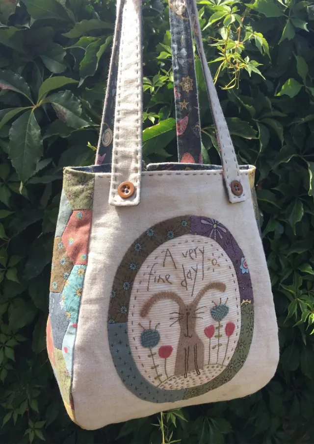 anni-downs-one-fine-day-patron-sac-projet-appliqu-laine-19-cm image 1