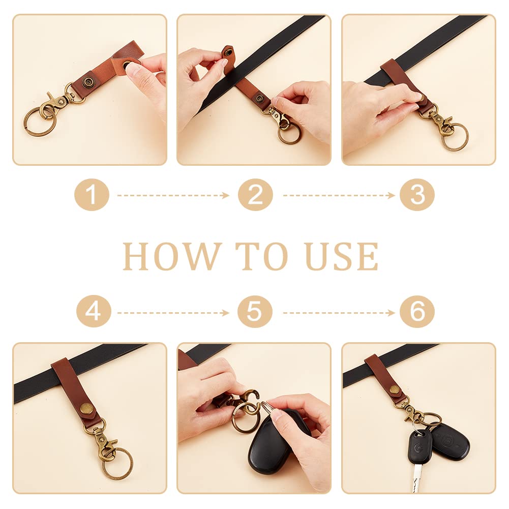 ahandmaker-porte-cl-s-cuir-vintage-bronze-lot-2 image 3