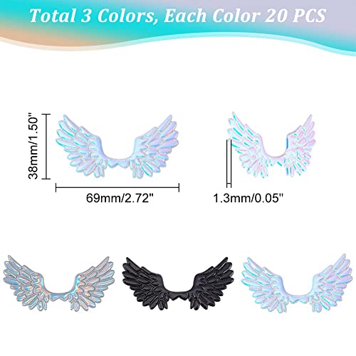 ahandmaker-60-patchs-ailes-d-ange-cusson-couture-3-couleurs image 8