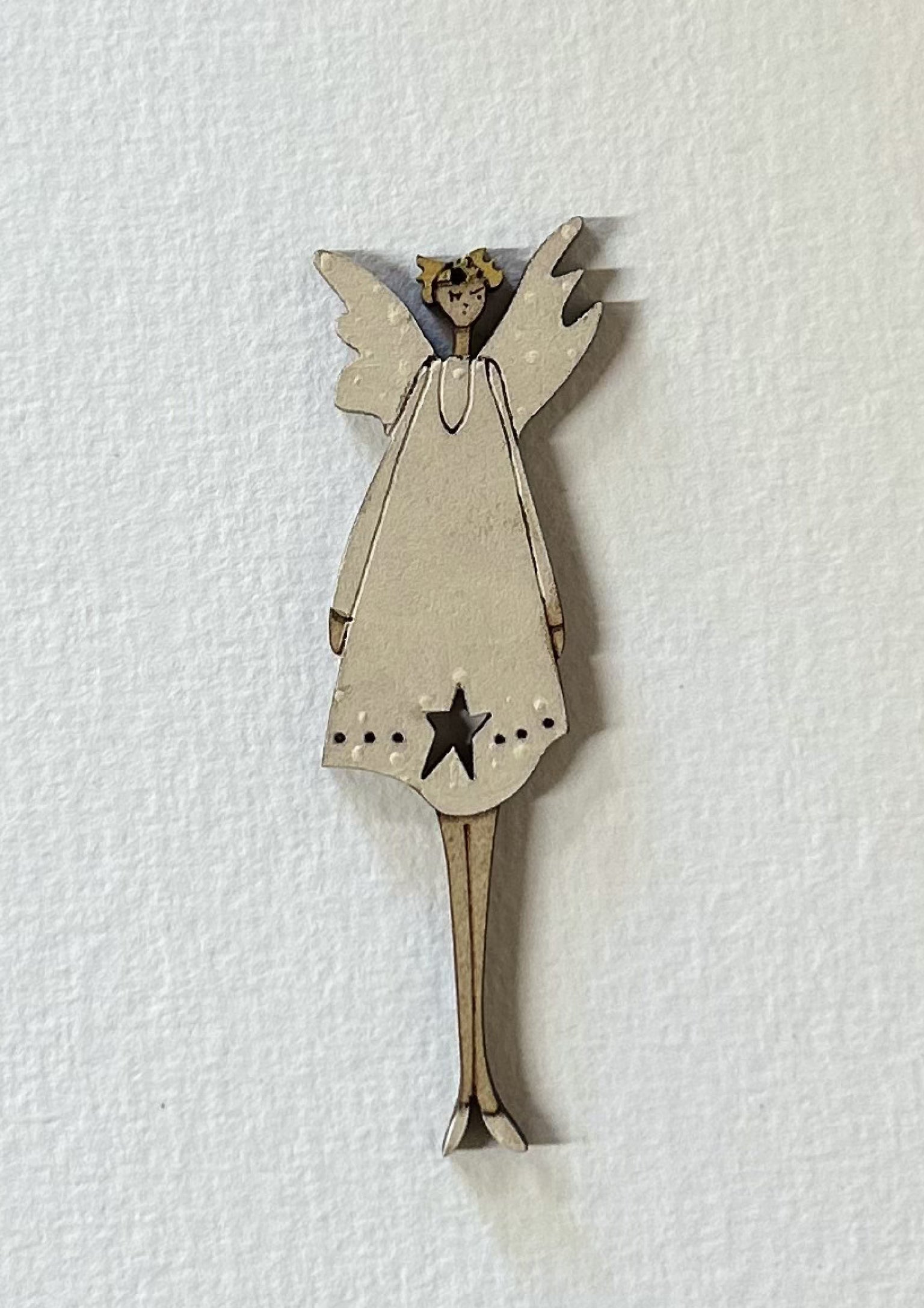 anni-downs-giftware-bouton-bois-star-angel-bleu-l-unit image 4
