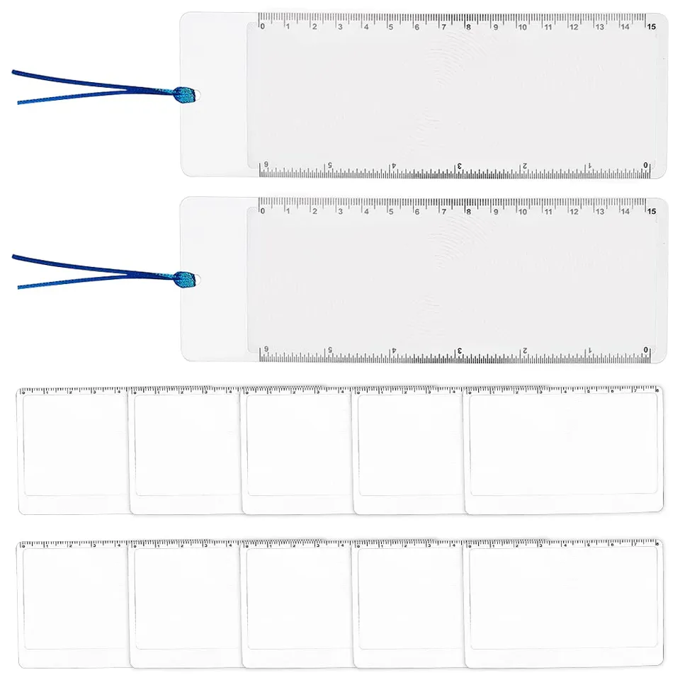 ahandmaker-loupe-lecture-fresnel-carte-cr-dit-lot-12-3x image 1