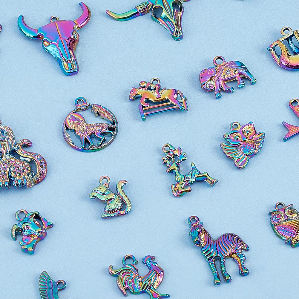 ahandmaker-pendentifs-animaux-arc-en-ciel-20-pcs-breloques-bijoux image 4