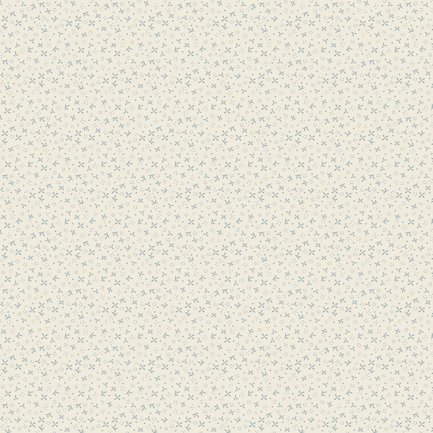 anni-downs-slow-steady-dv7434-tissu-coton-bleu-cr-me-25cm image 1