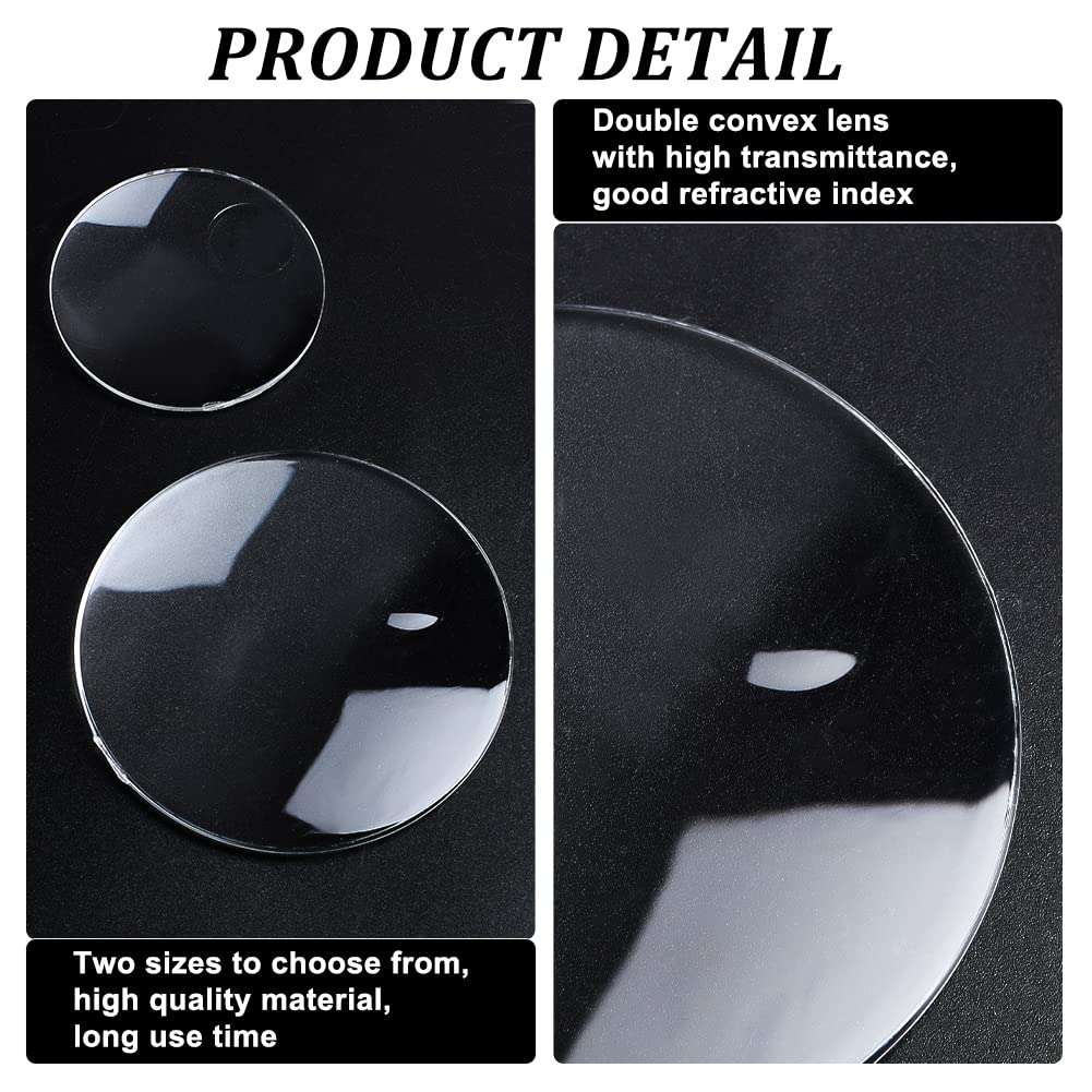 ahandmaker-double-lentille-convexe-loupe-verre-8-pcs-49-75-mm image 4