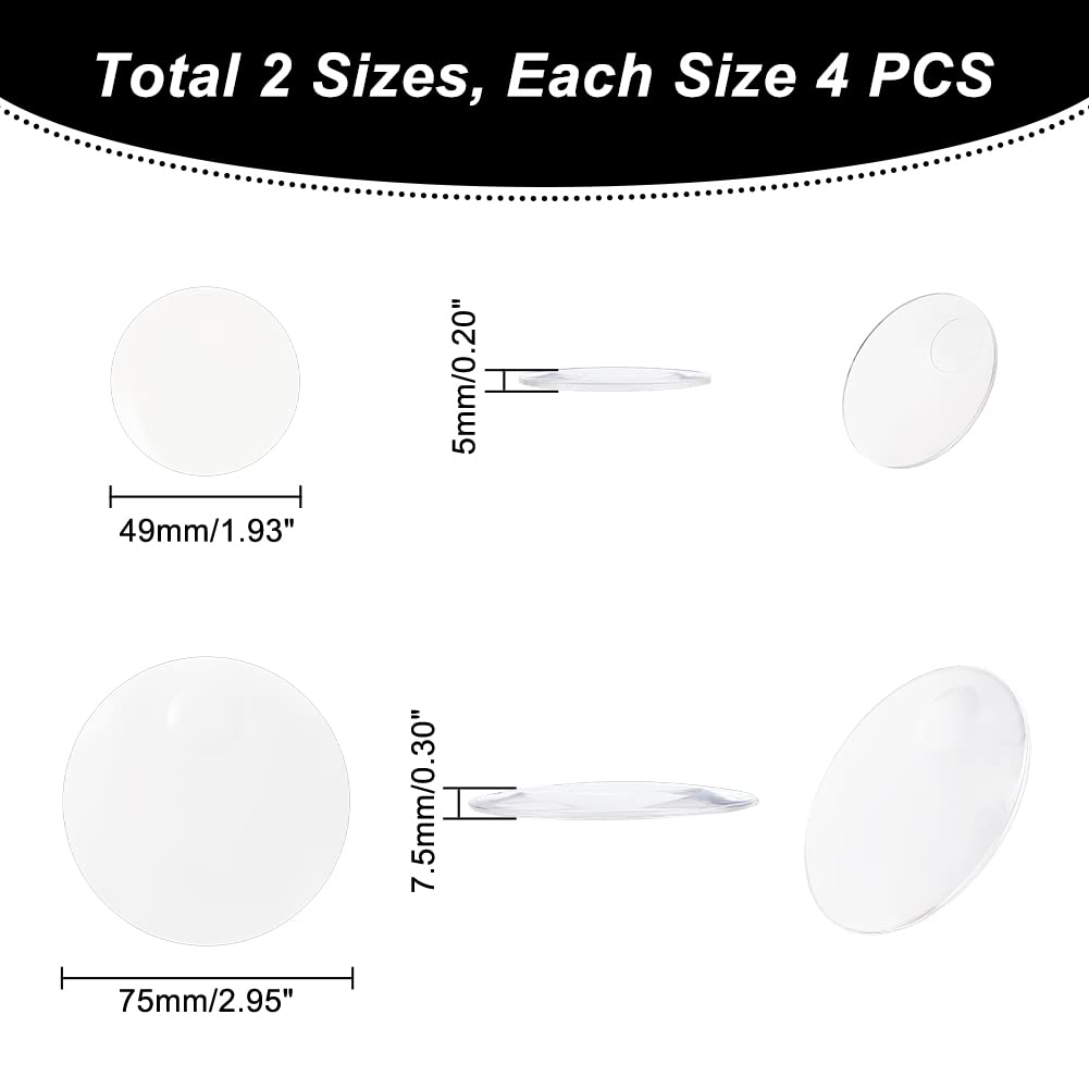 ahandmaker-double-lentille-convexe-loupe-verre-8-pcs-49-75-mm image 2