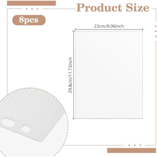 ahandmaker-office-study-pochette-discbound-transparente-lot-de-8 image 7