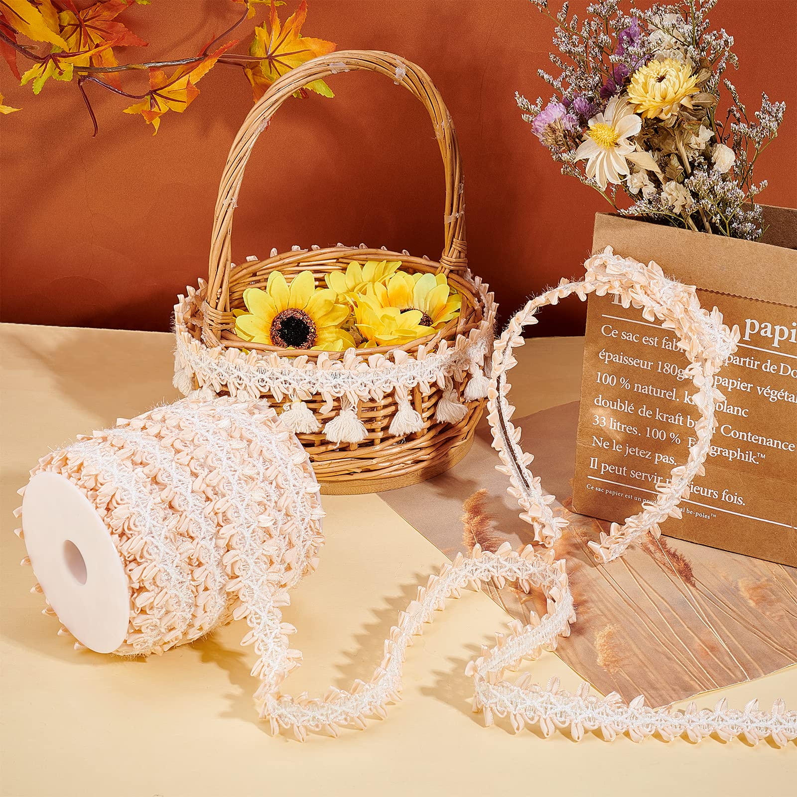 ahandmaker-galon-tresse-fleur-polyester-25m-25mm-couture image 4