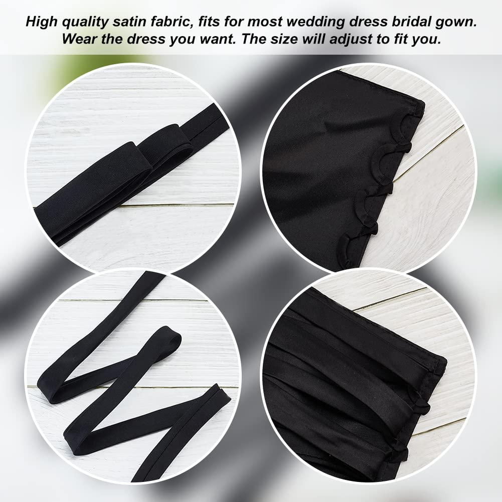 ahandmaker-kit-corset-mari-e-satin-noir-ajustable image 6