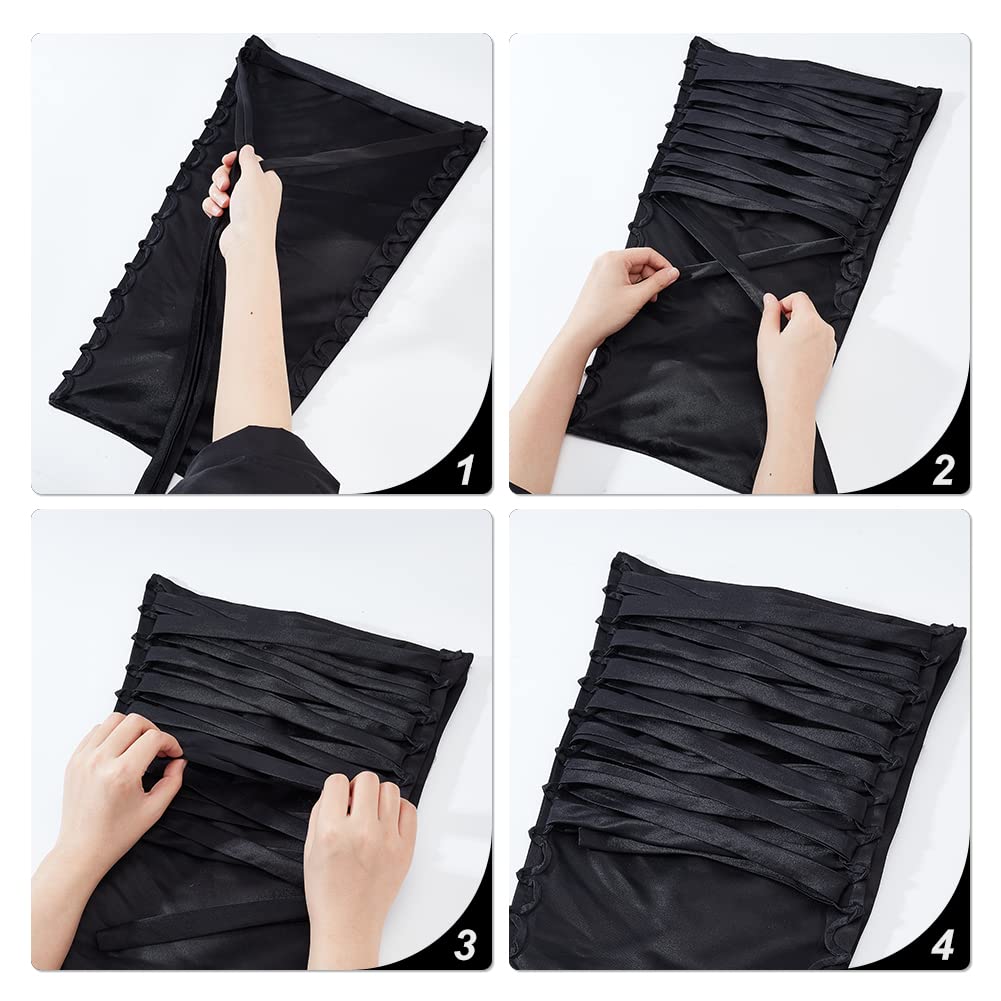 ahandmaker-kit-corset-mari-e-satin-noir-ajustable image 4