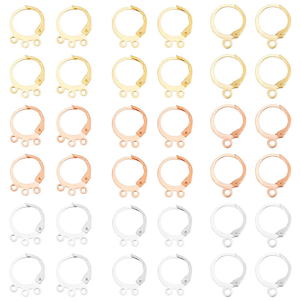 ahandmaker-jewelry-findings-crochets-boucles-laiton-90-pcs image 1