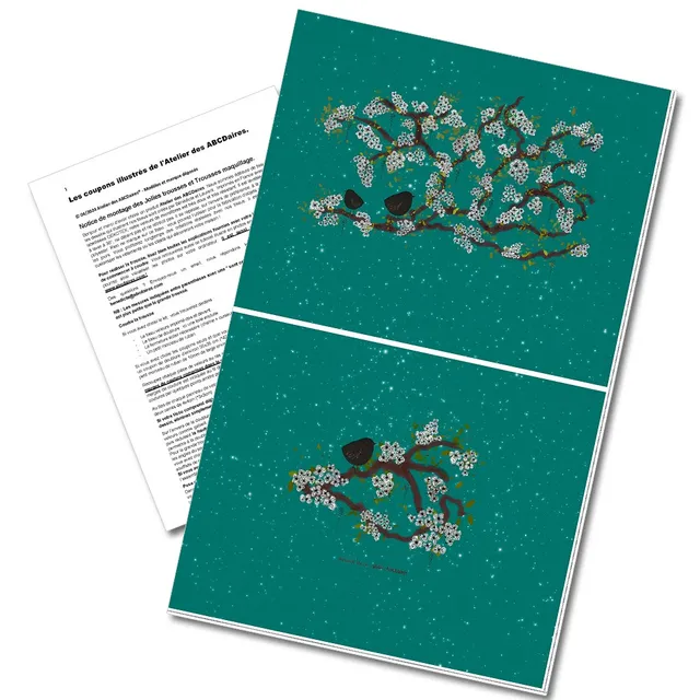 atelier-des-abcdaires-coupon-illustr-l-oiseaux-jade-coupon-velours-trousse image 1