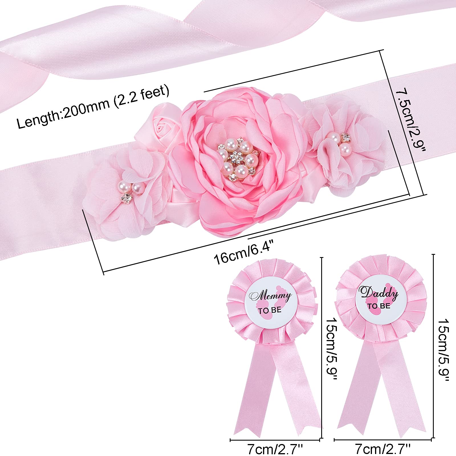 ahandmaker-wedding-supplies-kit-baby-shower-rose-3-pi-ces image 2