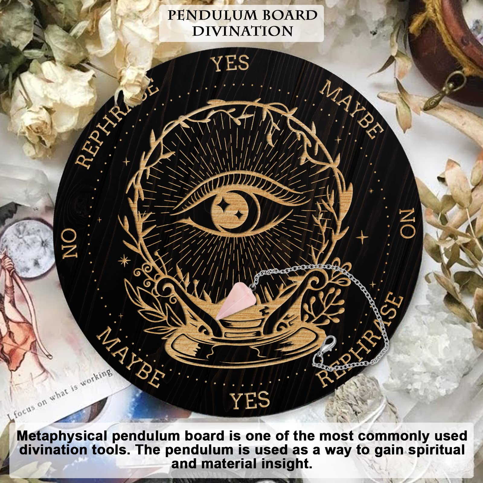 ahandmaker-planche-pendule-sorci-re-bois-quartz-rose image 6