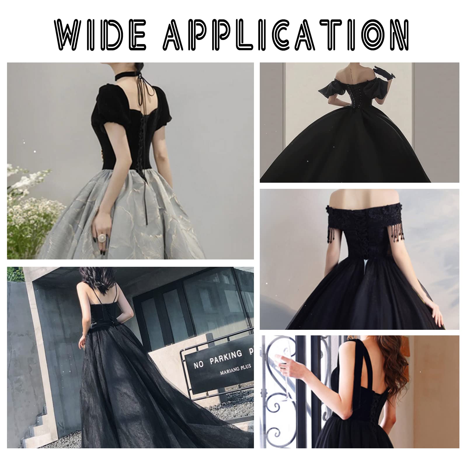 ahandmaker-wedding-supplies-lacet-robe-mari-e-noir-3-5-m image 7