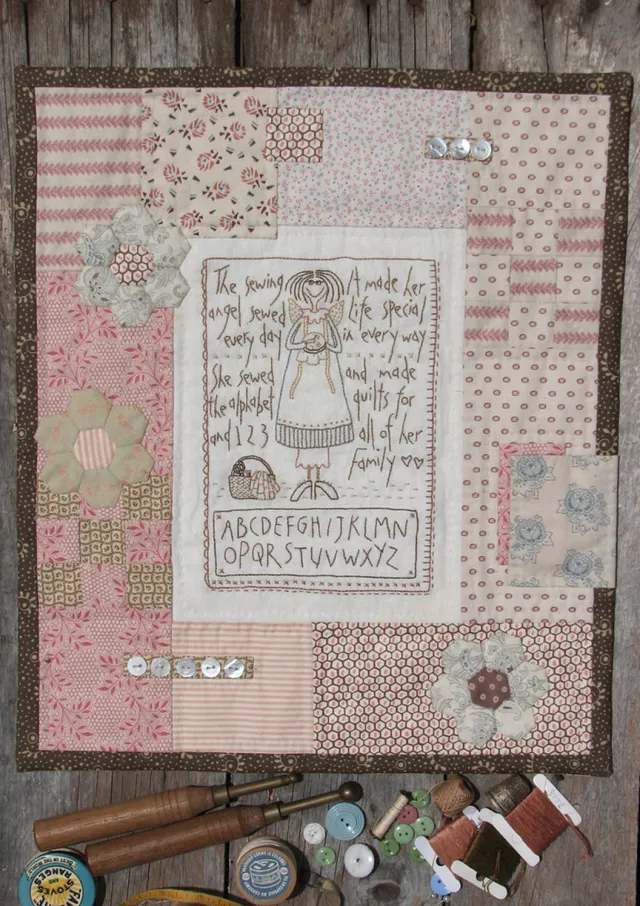 anni-downs-sewing-day-sampler-toile-broderie-ange-lin-pr-imprim image 1