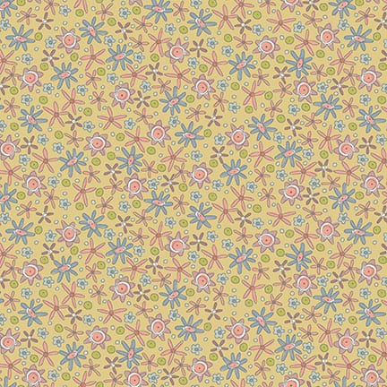 anni-downs-simply-be-3323-66-tissu-fleurs-vert-0-25-m image 1
