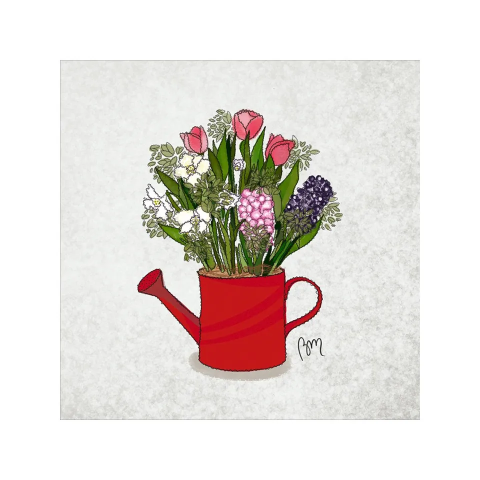 atelier-des-abcdaires-coupon-xs-vignette-minky-bouquet-arrosoir-rouge image 1