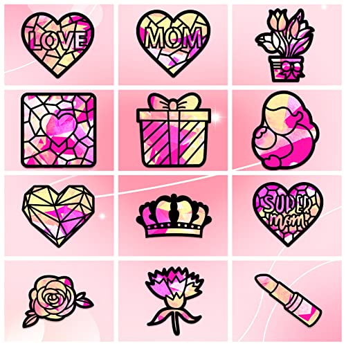 ahandmaker-self-adhesive-stickers-kit-suncatcher-24-pcs-f-te-des-m-res image 6