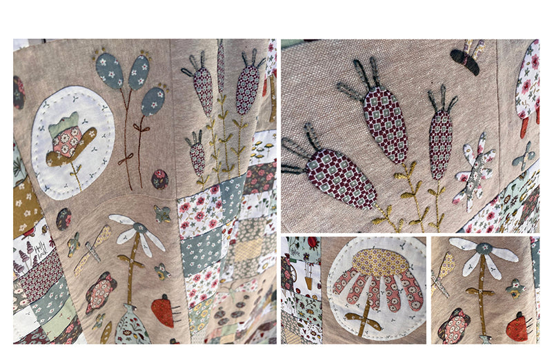 anni-downs-quilts-where-wildflowers-grow-patron-quilt-fleurs-pattern image 4