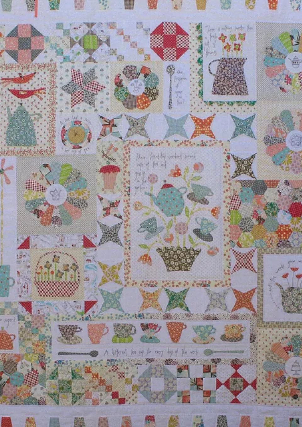 anni-downs-gossip-in-the-garden-patron-quilt-appliqu-pattern image 1