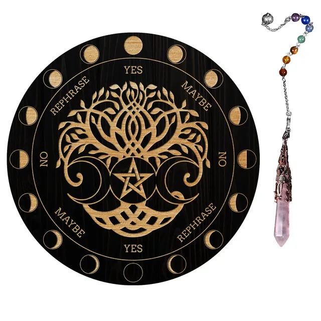 ahandmaker-style-4-planche-pendule-arbre-de-vie-bois image 1