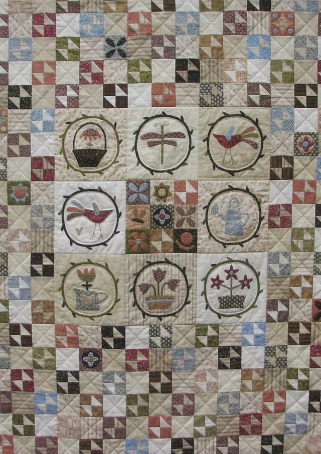 anni-downs-tillie-s-lane-patron-quilt-patchwork image 1